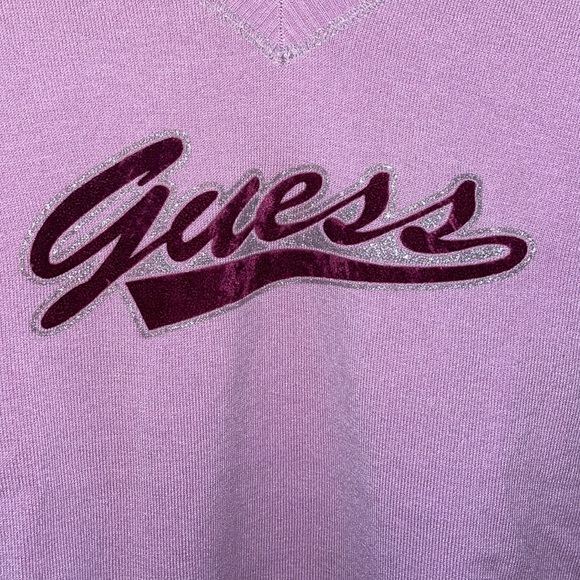 V NECK GUESS SWEATER - Picture 3 of 6